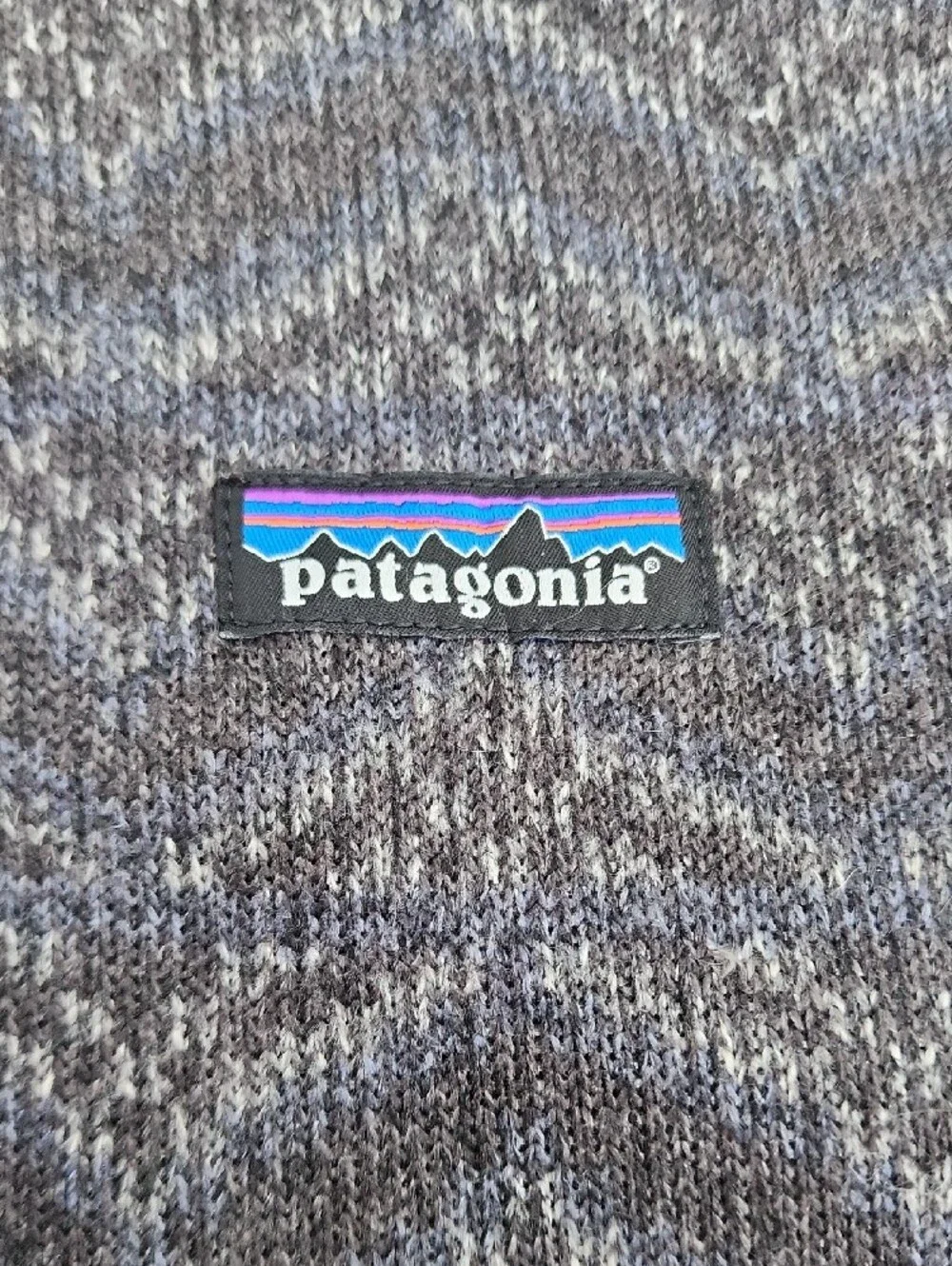 Patagonia Men’s Better Sweater Heathered Gray 1/4-Zip Size 3XL
